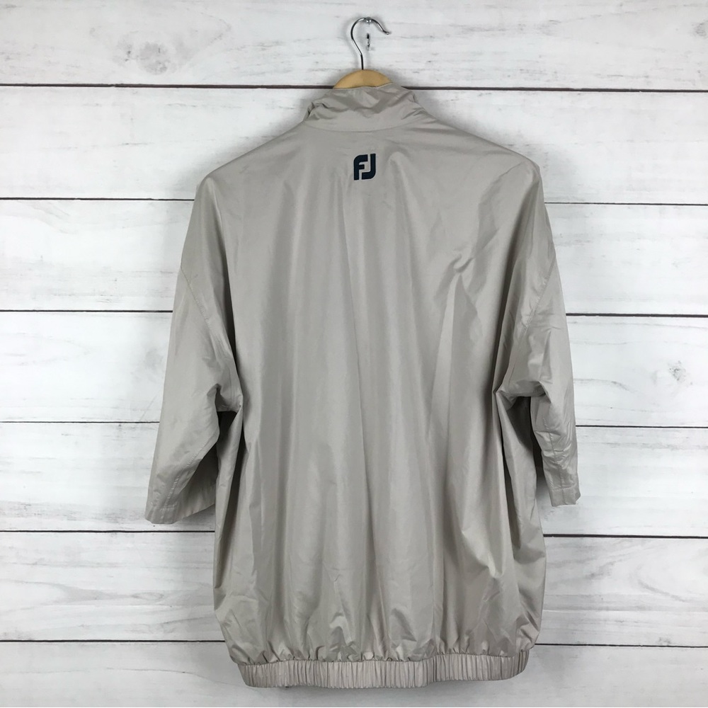 Footjoy Dryjoys Short Sleeve Windbreaker Jacket - Picture 2 of 7